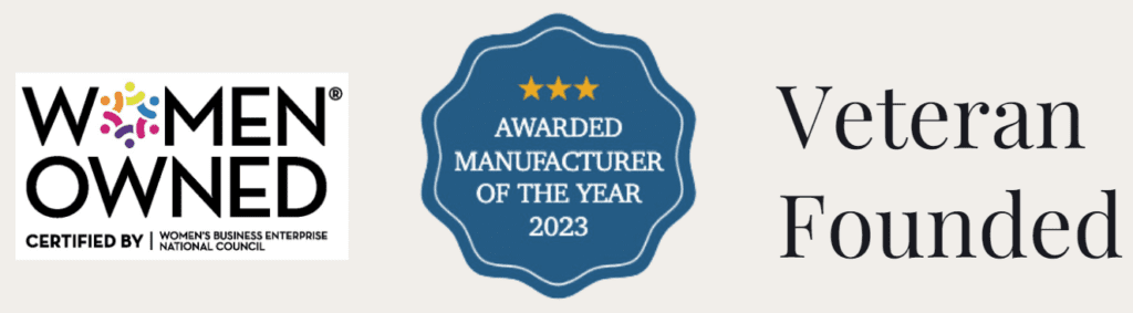 women owned + veteran founded